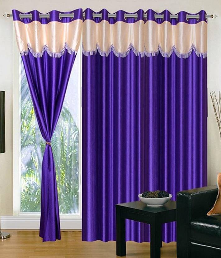 Jojo Designs 215 Cm 7 Ft Polyester Door Curtain Pack Of 3 Jojo Designs 215 Cm 7 Ft Polyester Door Curtain Pack Of 3 Plain Purple
