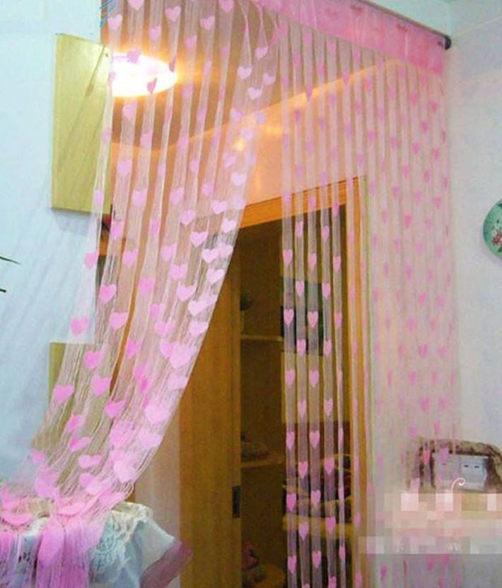 Jojo Designs 215 Cm 7 Ft Net Door Curtain Pack Of 2 Jojo Designs 215 Cm 7 Ft Net Door Curtain Pack Of 2 Self Design Pink