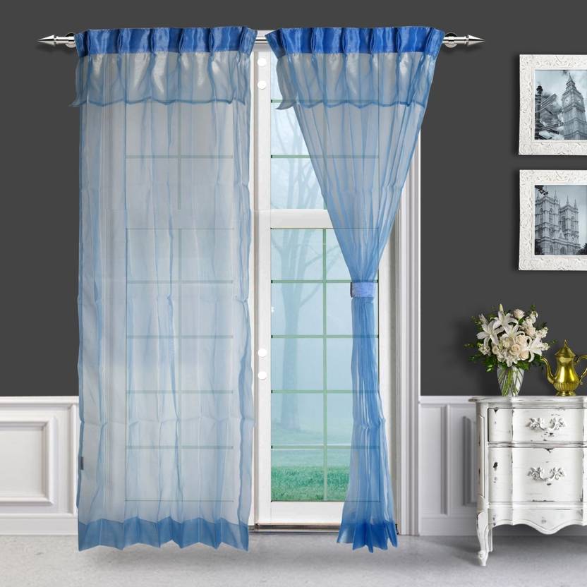Just Linen 213 Cm 7 Ft Polyester Door Curtain Pack Of 2 Buy