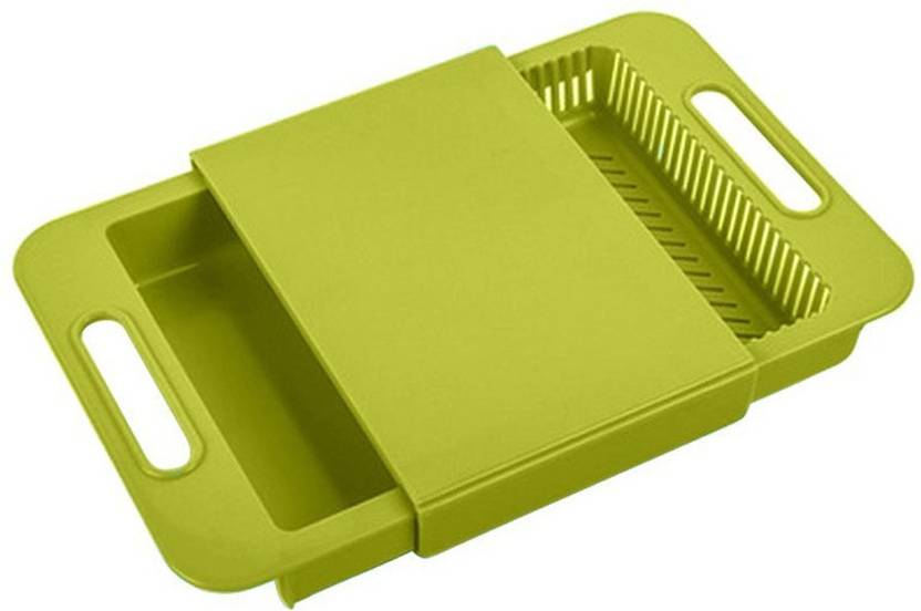 Evana Fruit Vegetable Cutting Chopping Slicing Board Plastic