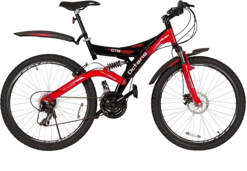 Hero Octane DTB Plus With Disc Brake 26 T 21 Speed Mountain Cycle Price in India - Buy Hero 