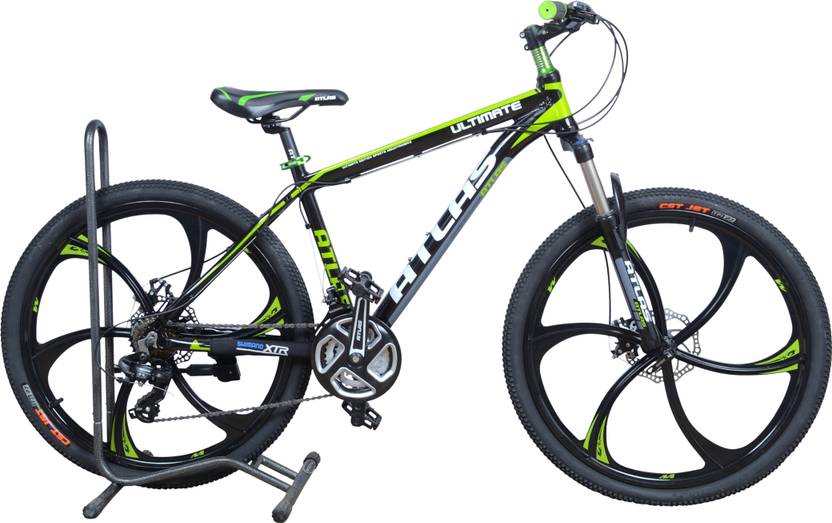Atlas Ultimate Mag Wheel 26 Black&Green 26 T 21 Speed ...