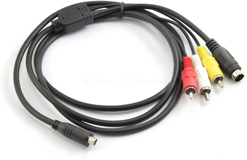 RCA AV Video TV Cable For Sony Digital Camera Camcorder