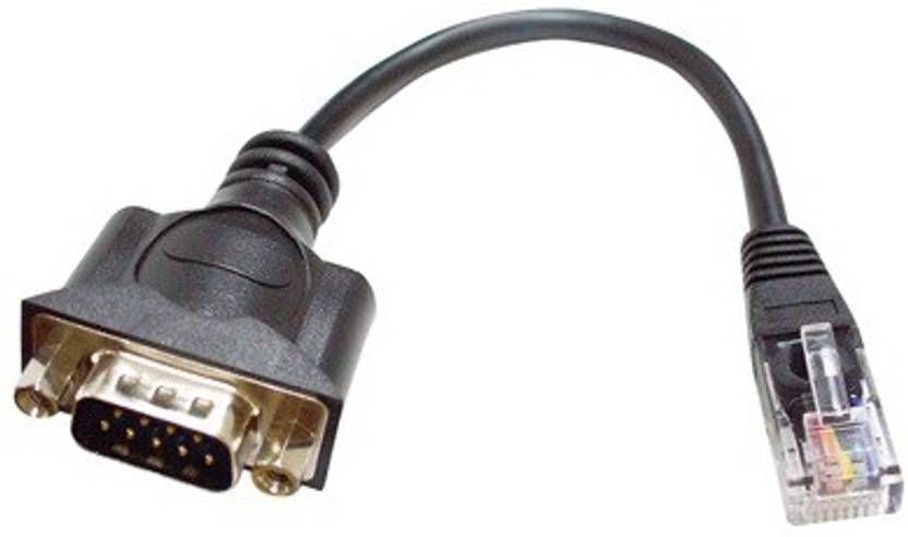 De-TechInn Ethernet Cable 1.5 m VGA DB9 9 Pin Male to Ethernet RJ45 ...