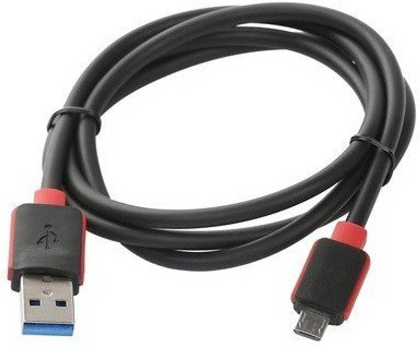 BESTTALK POLYCARBONATE HIGH SPEED 1 m Micro USB Cable Compatible with Mobile, Tablet, Black