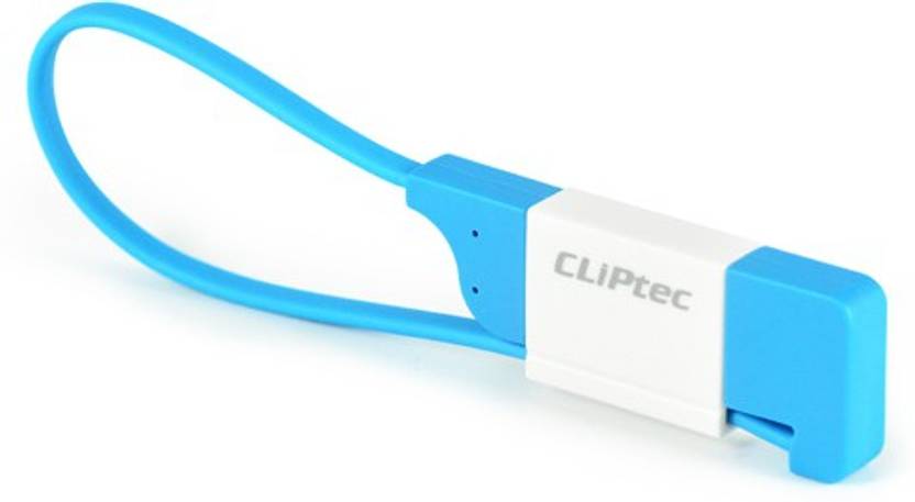 CLiPtec Micro USB Cable 0.18 m OCC100BL, Slim Flat USB2.0 to MICRO-B