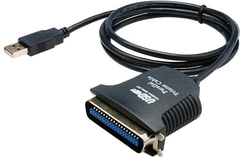DigiMart Micro USB Cable 0.2 m Bafo Printer PC Adapter Male to Female 36 Pin Parallel Port