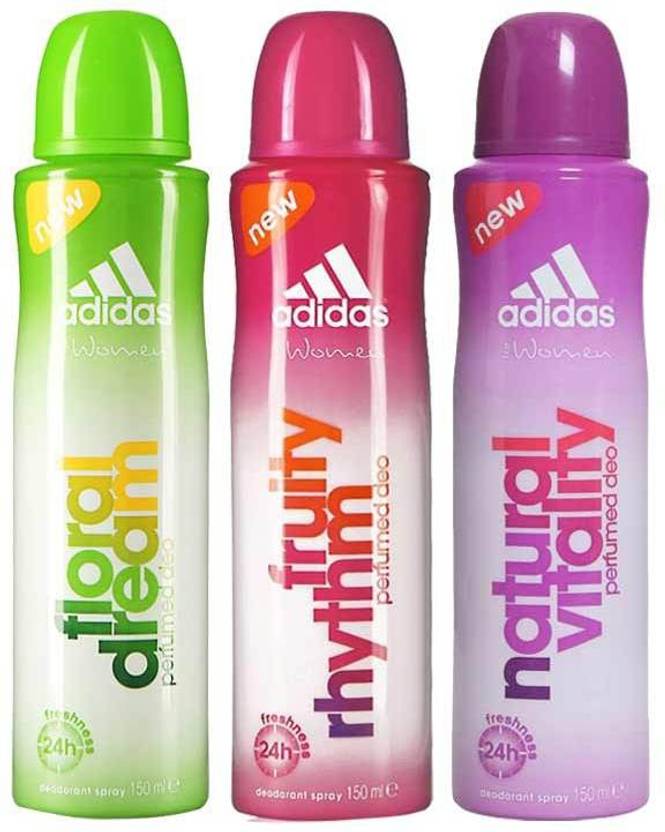 Adidas Floral Dream Fruity Rhythm Natural Vitality Body Spray For