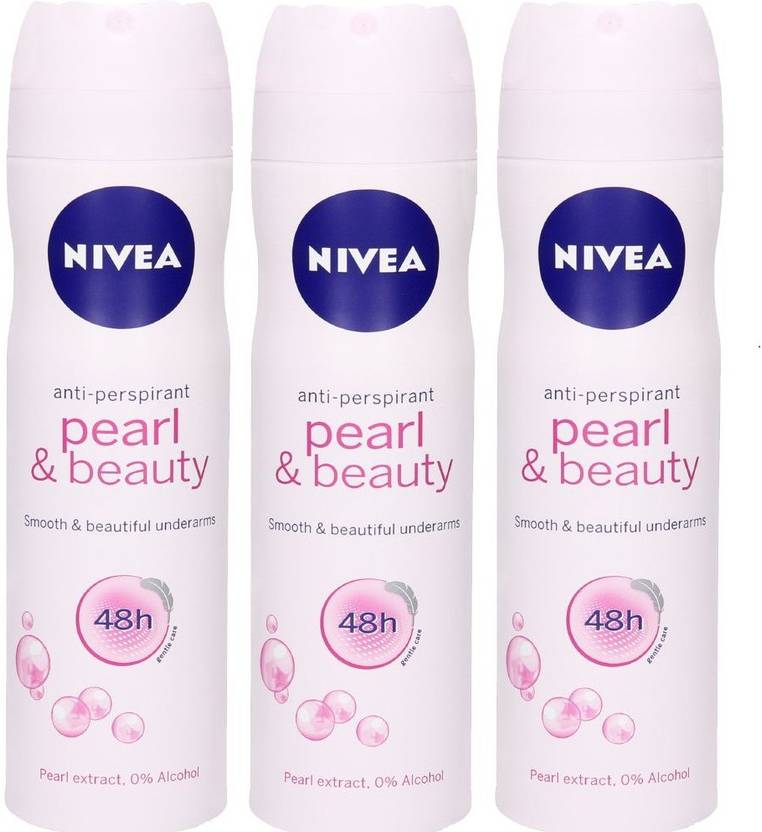 Nivea Anti Perspirant Pearl And Beauty Smooth And Beautiful Underarms 48h Pack Of 3 Deodorant Spray For Men Women 150 Ml Pack Of 3 Rs 570 Mrp1100 Flipkart Hotdeals Forum India Free Stuff