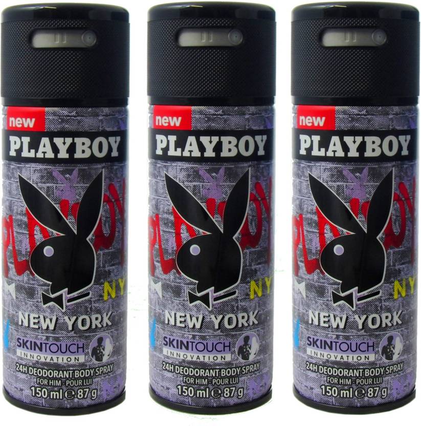 PLAYBOY New York Deodorant Spray For Men Price in India, Buy