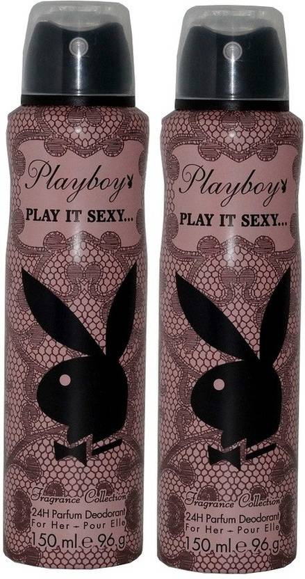 playboy pack of 2 play it sexy women deo deodorant spray - for women