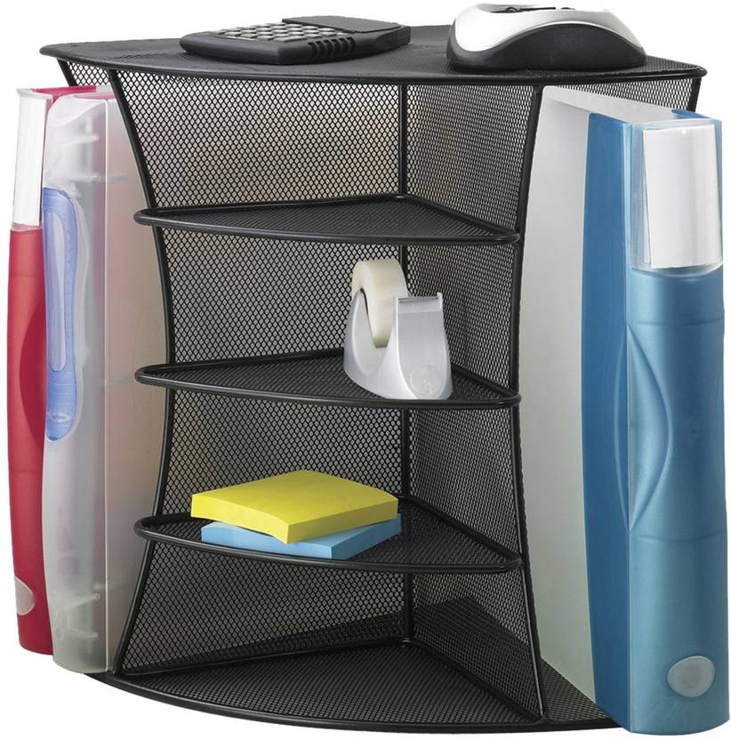Page Large Vertical At Callas 6 Compartments Metal Mesh Desk Organizer
