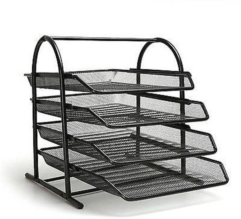 Flipkart Com Shrih 4 Compartments Metal Paper Tray Shrih 4 Compartments Metal Paper Tray