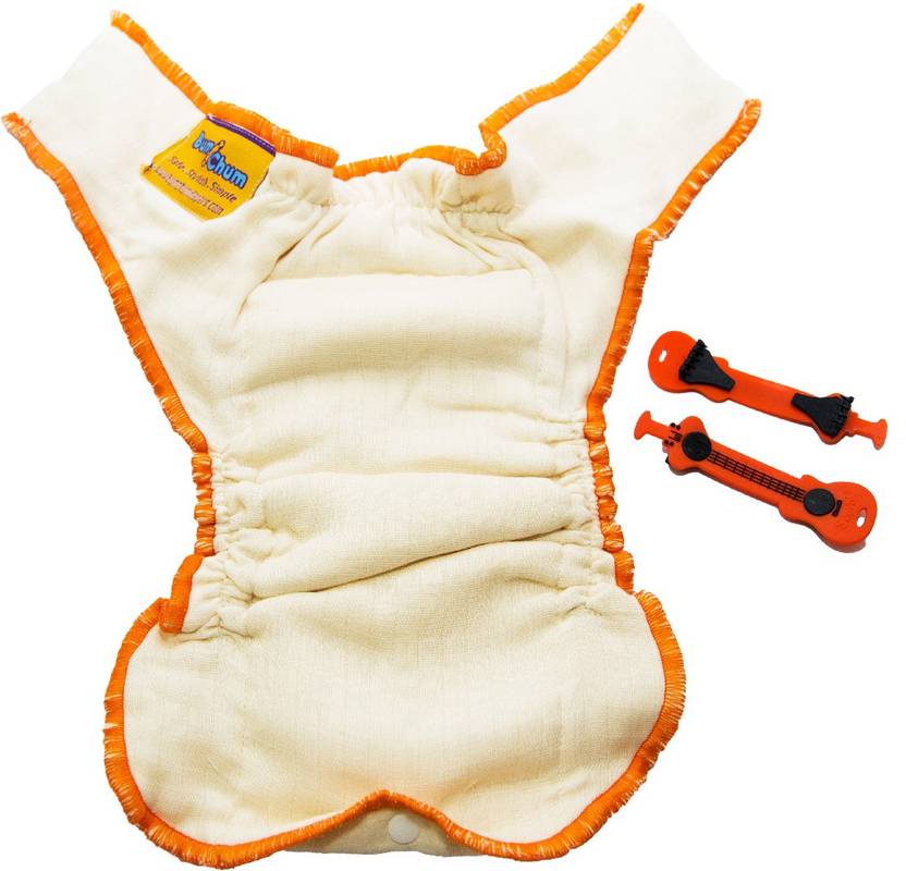 BumChum SafetyB Silicone Diaper Fasteners - Guitar - Newborn