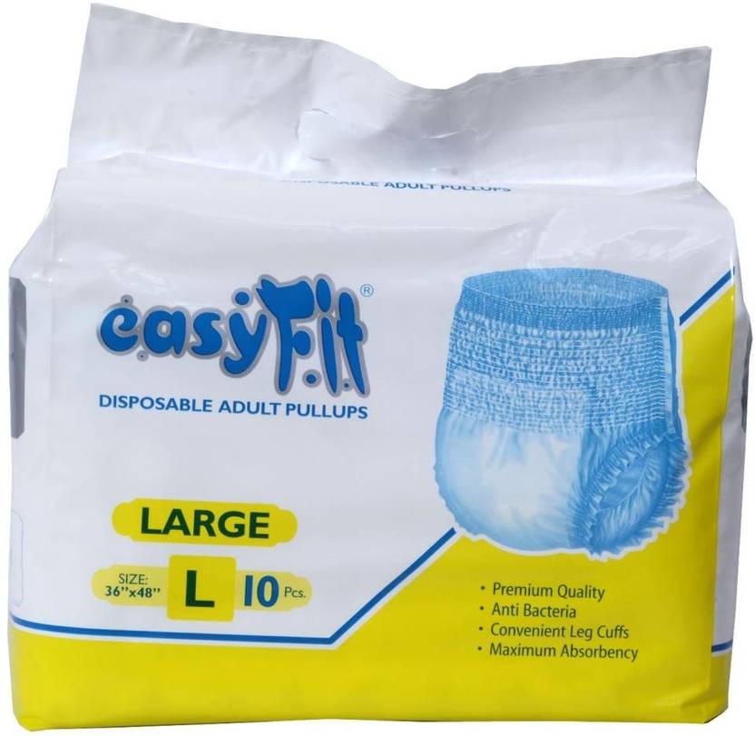 easyFit Disposable Adult Pullups Adult Diapers L Buy 10 easyFit