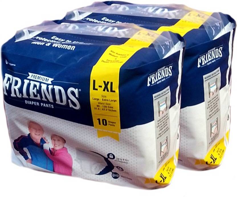 Friends PULL UPS / PANT STYLE DIAPERS SET OF 5 PACKS OF 10 Pcs. -...