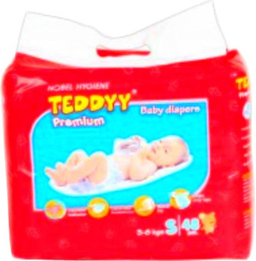 TEDDYY Premium Baby Diapers S Buy 48 TEDDYY Disposable Diapers for 1 6 Months baby