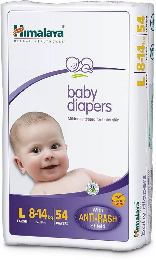 Himalaya Baby Diaper - Medium 54 Pieces - Medium