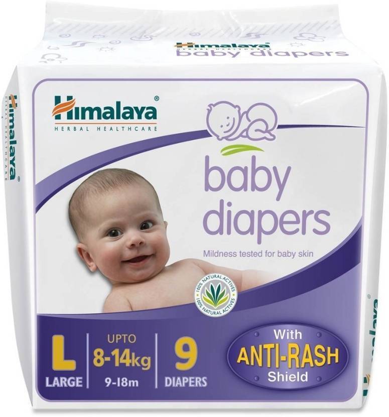 Himalaya Herbals Himalaya Baby Diapers L (9 Pieces) L