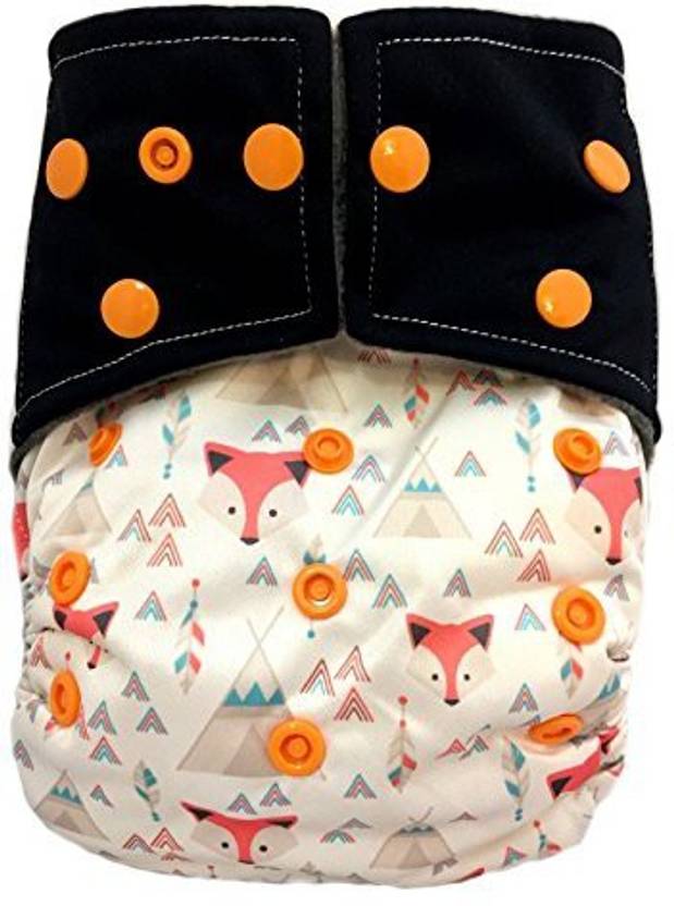 Happy Endings Eco Diapers Charcoal Bamboo All In One Diaper - S