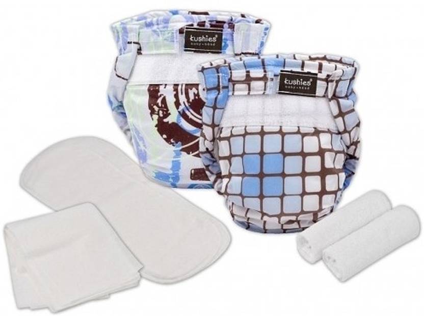 Kushies Ultra-Lite Infant Diaper Trial Pack - Boys - New Born