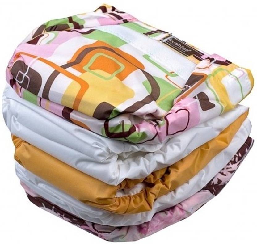 Kushies Ultra-Lite Diaper 5 Pack - Girls - New Born