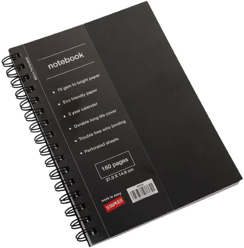 Staples One Subject Wiro Executive nbk with Half Title (192 Pages