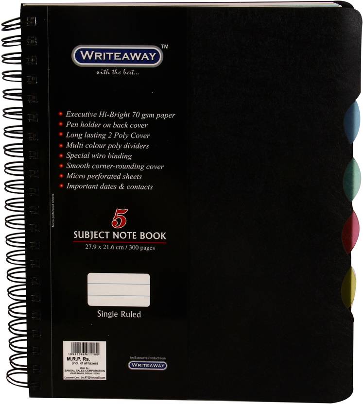 WRITEAWAY Stock register consumable(school register) Regular Journal