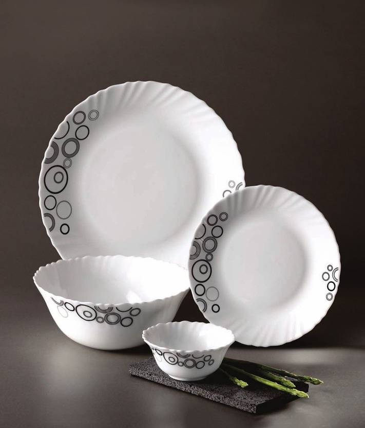 LAOPALA Porcelain Misty Drop Dinner Set Price in India Buy LAOPALA Porcelain Misty Drop Dinner