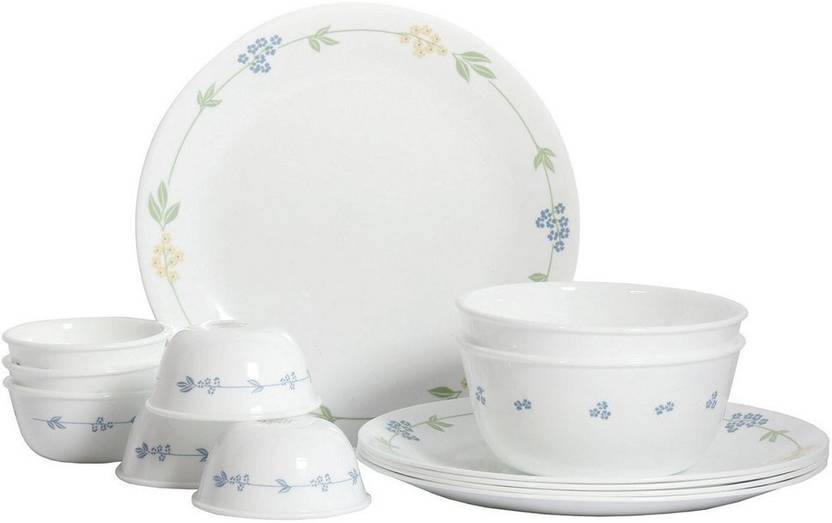 Corelle Livingware Secret Garden Pack Of 14 Dinner Set In Corelle Livingware Secret Garden Pack Of 14 Dinner Set