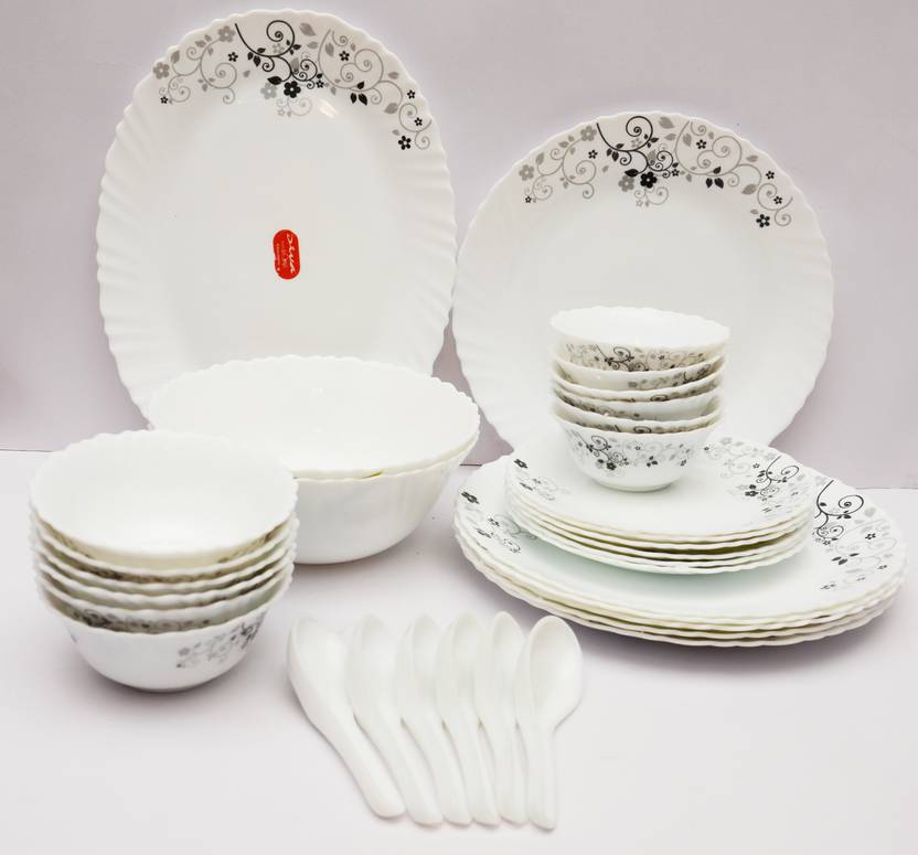Laopala Mystrio Black Pack of 33 Dinner Set Price in India Buy
