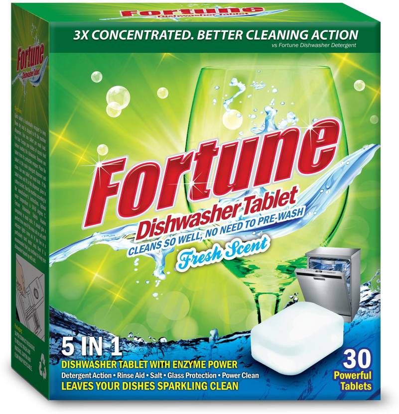 FORTUNE Automatic Dishwasher Tablets Dishwashing Detergent Price in