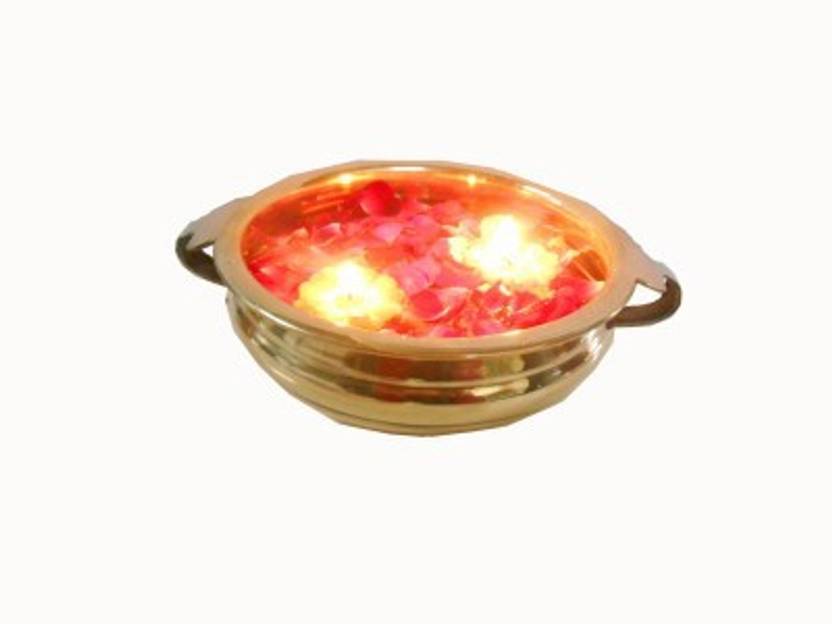 Aakrati Urli Made Metal Indian Handicraft By Brass Table Diya Aakrati Urli Made Metal Indian Handicraft By Brass Table Diya