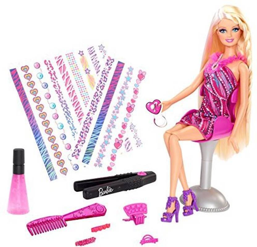 Barbie Hair Tattoos Doll Hair Tattoos Doll Shop For Barbie