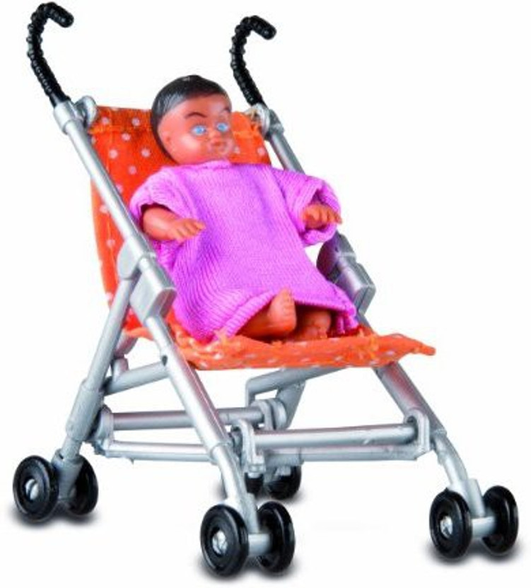 Fisher Price Fisher Price Loving Family Baby Doll House Set Stroller Chair Dolls Miniature Preschool Toys Pretend Play