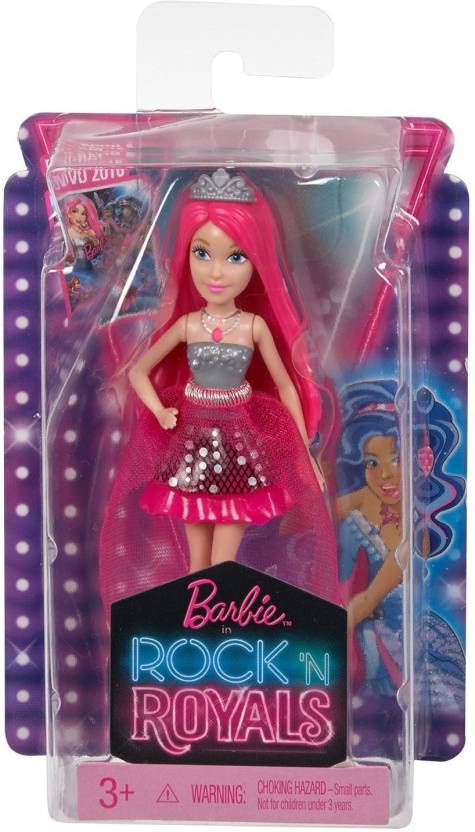 For 688/-(75% Off) Barbie Rock 'N Royals Princess Courtney Doll (Pink) at Flipkart