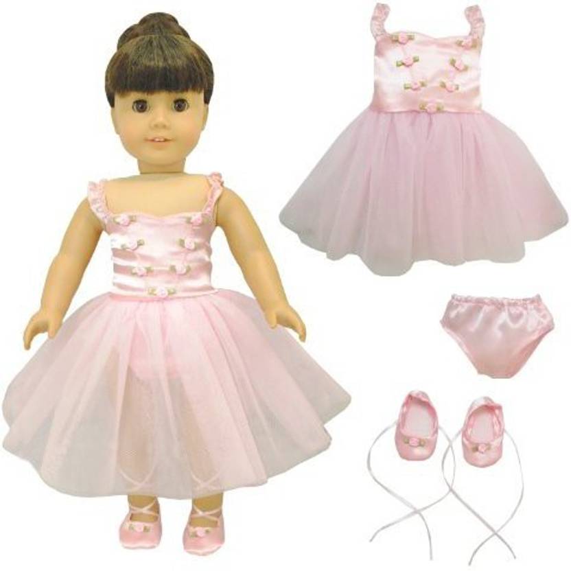Pink Butterfly Closet Doll Clothes Ballet Ballerina Dance Dress