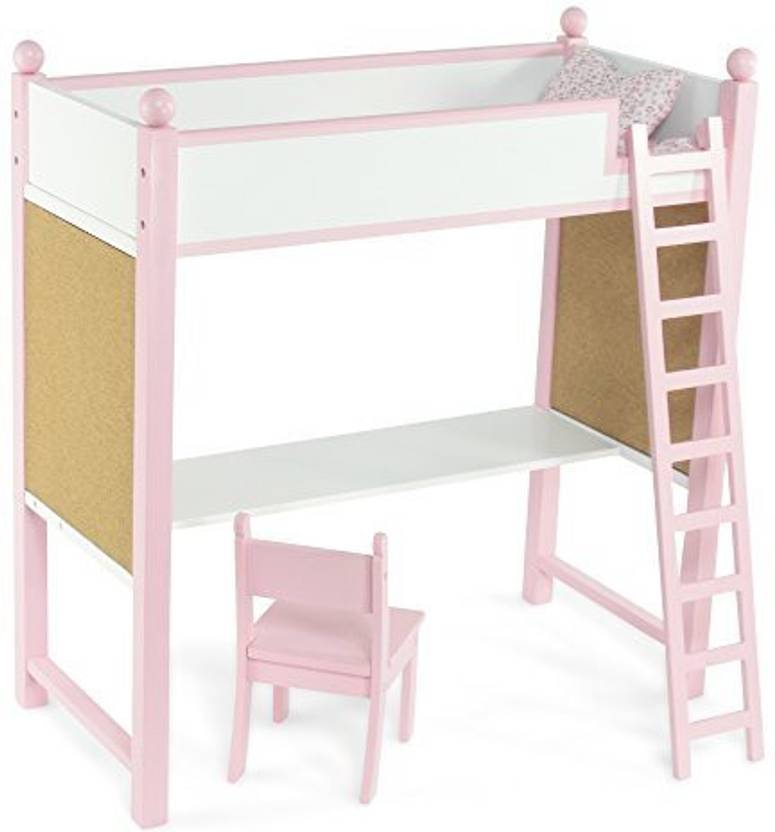 Emily Rose Doll Clothes Loft Bed Desk Set Fits American Girl 18 Emily Rose Doll Clothes Loft Bed Desk Set Fits American Girl 18 Inch Furniture Pink