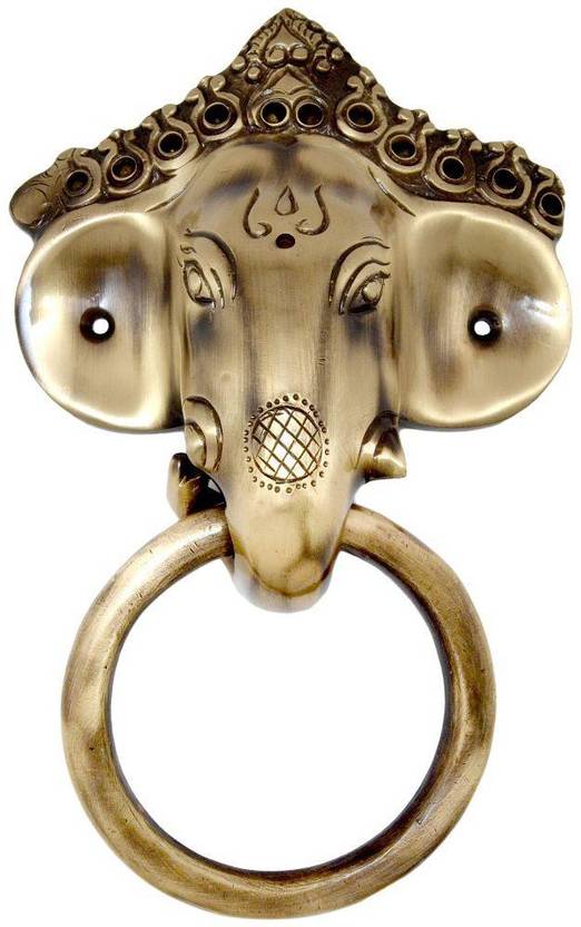 Aakrati Designer Elephant Royal Brass Door Knocker