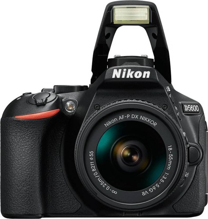Nikon D5600 DSLR Camera With the AF-P DX Nikkor 18 - 55 MM F/3.5-5.6G VR (Black)