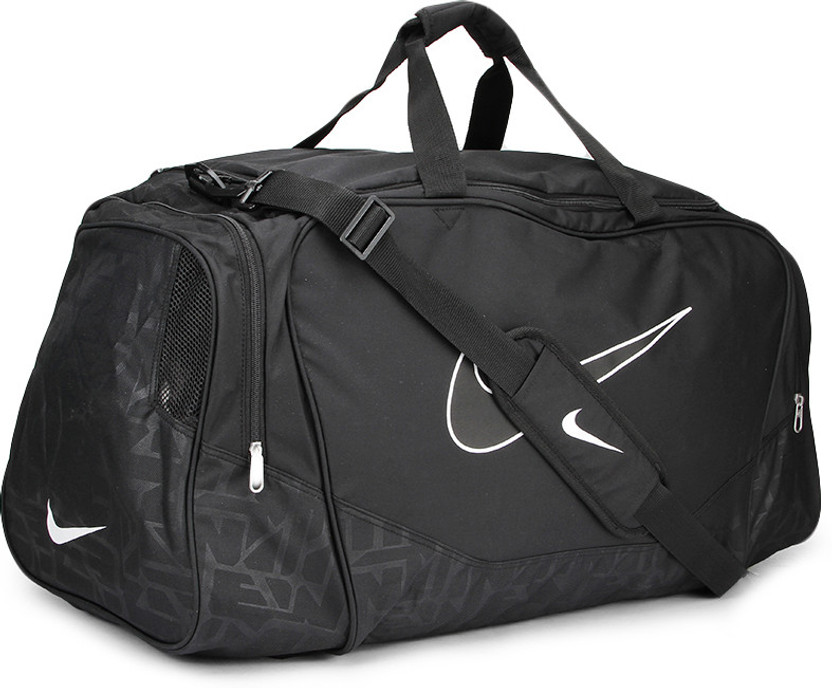 NIKE 18 inch/45 cm Gym Duffel Bag Black and White - Price in India |  Flipkart.com