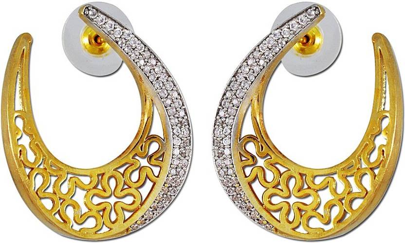 Flipkart Enzy Tanishq Mia Collection Designer Baali Alloy Enzy Tanishq Mia Collection Designer Baali Alloy Hoop Earring