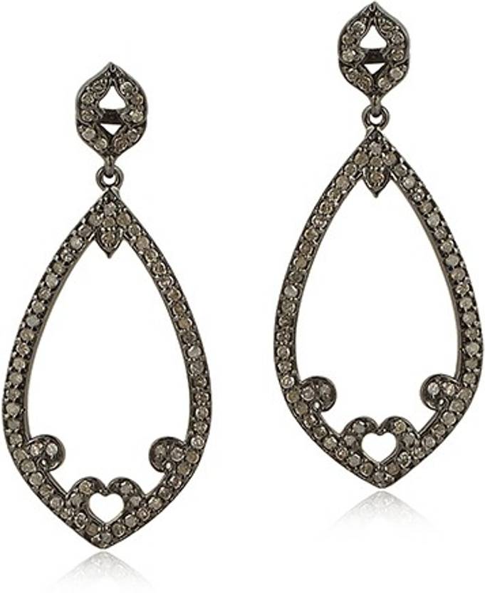 Flipkart Com Maya Jewels Jaipur Queen Diamond Gold Silver Maya Jewels Jaipur Queen Diamond Gold Silver Chandelier Earring