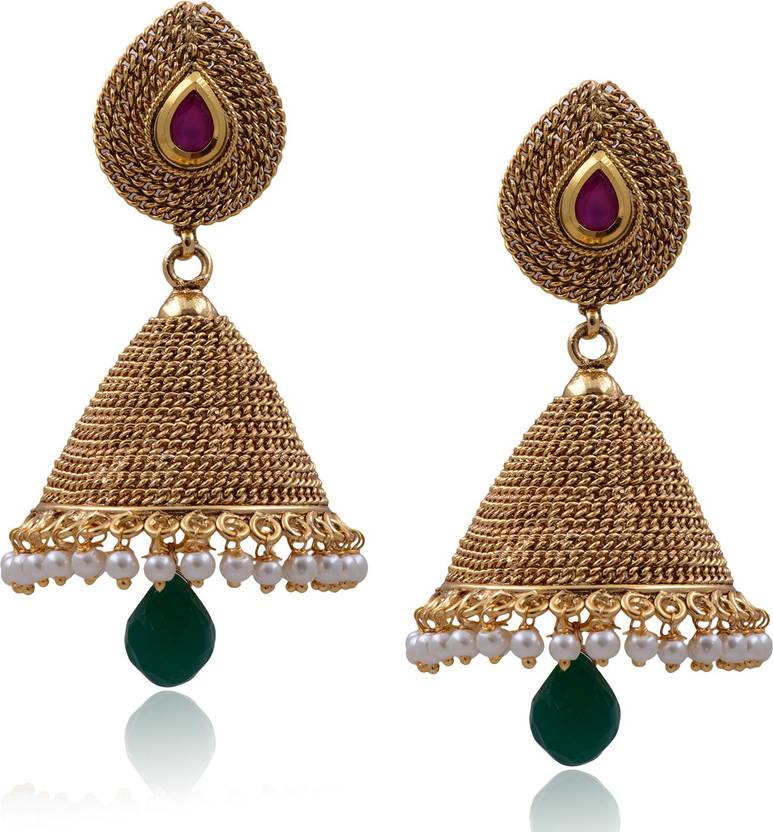 Jhumka earrings flipkart clearance
