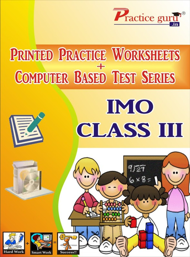 Practice guru Worksheets & Test Series for IMO Class 3(CD)