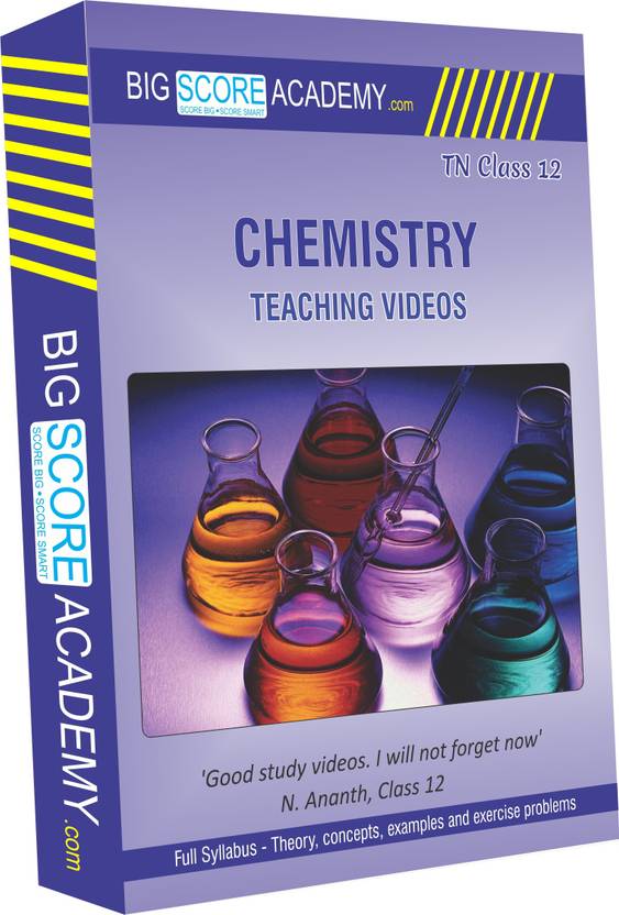 BigScoreAcademy.com Tamil Nadu Samacheer Kalvi Class 12 Chemistry Full Syllabus Teaching Video