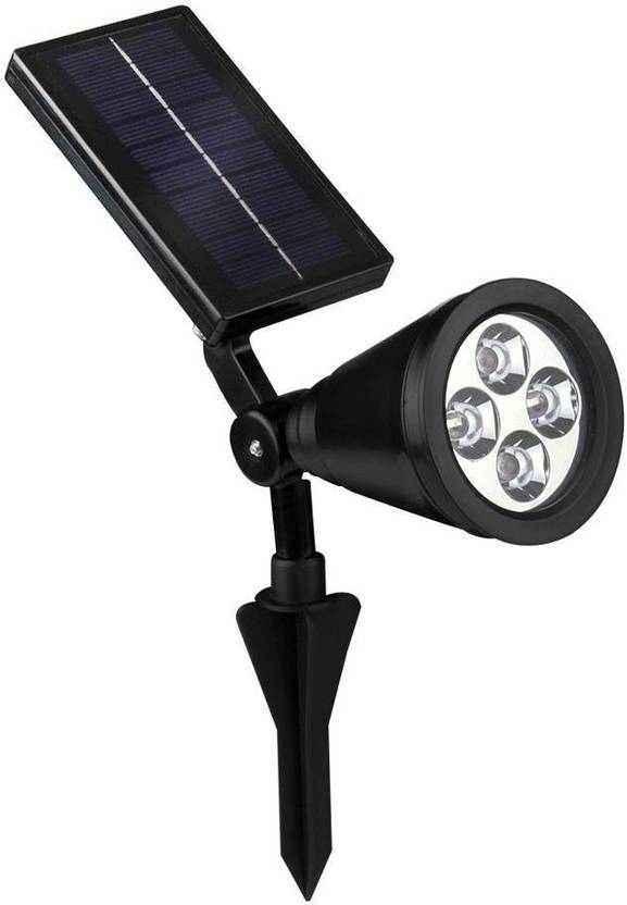 Quace Bright Outdoor Led Spotlight Powered Light For Quace Bright Outdoor Led Spotlight Powered Light For Landscape Garden Driveway Pathway Yard Lawn Emergency Black