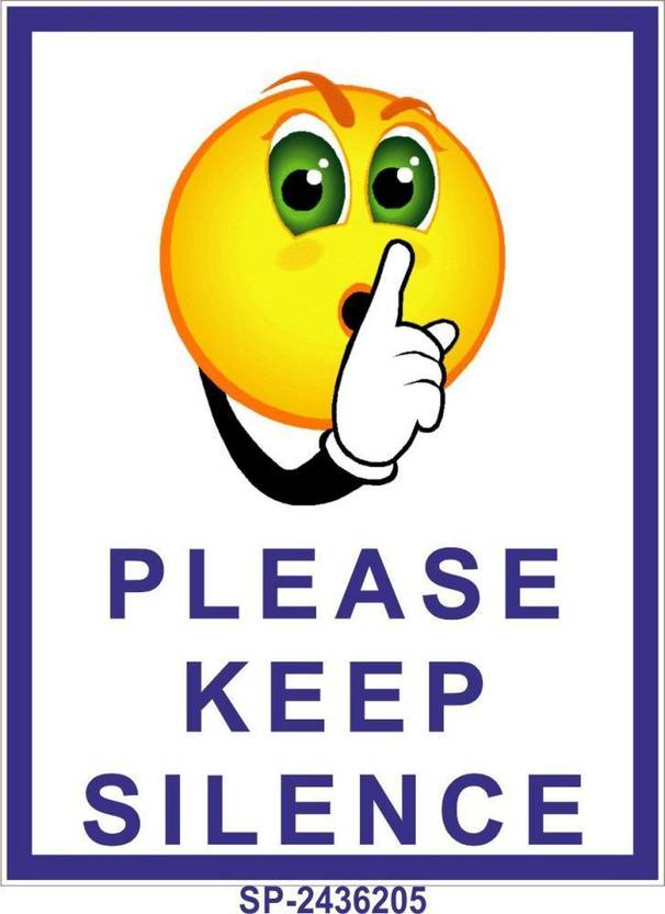 keep-silent-sign