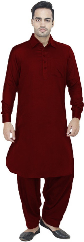 pathani maroon colour