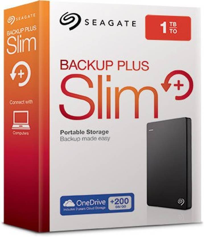 Seagate Plus Slim 1 TB Wired External Hard Disk Drive